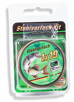 Sänger Stahlvorfach Kit #1x19 #10m #09kg