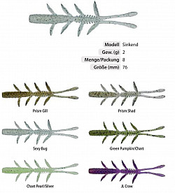 Illex Scissor Comb 3 #Chart_Pearl_Silve