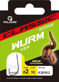 Paladin Classic Haken #Wurm #06 #50