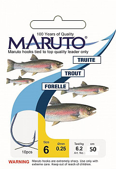 Maruto Haken Forelle  50cm Größe  8