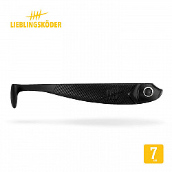 Lieblingsköder Shad -70mm #Mister Black