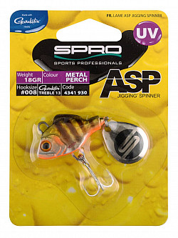 Spro ASP Spinner #UV #18g #Perch Metal