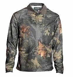 Gamo Poloshirt Camouflage Langarm XXL