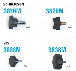 Fix-2 Ersatzschraube M6 Type: 3826M