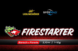 Lieblingsköder Rute #Firestarter #Barsch