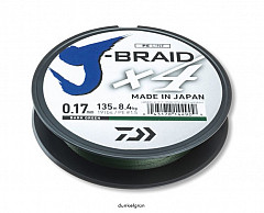 Daiwa J-Braid X4 #D_G #0_19mm #135m