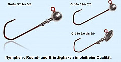 Erie Jighaken Bleifrei 3/0 - 10g 3pcs